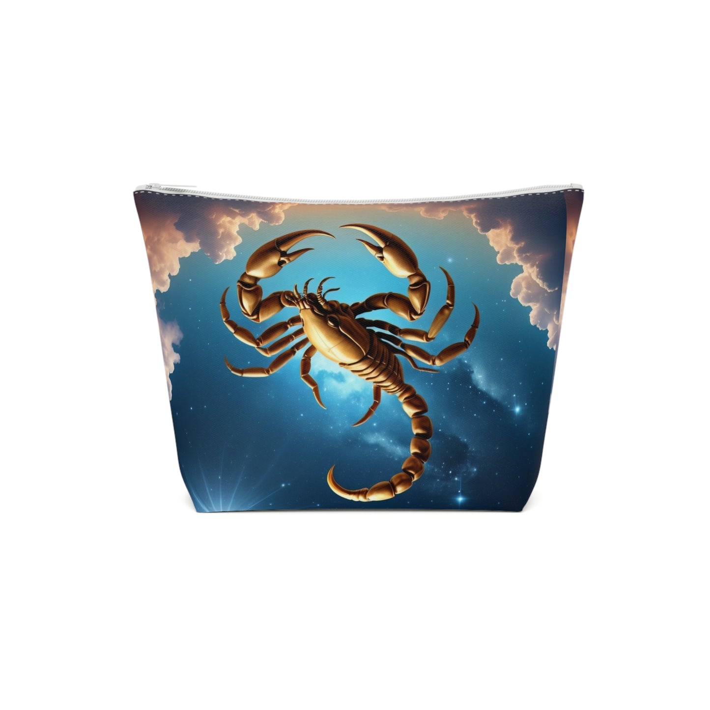Golden Scorpio Cotton Cosmetic Bag