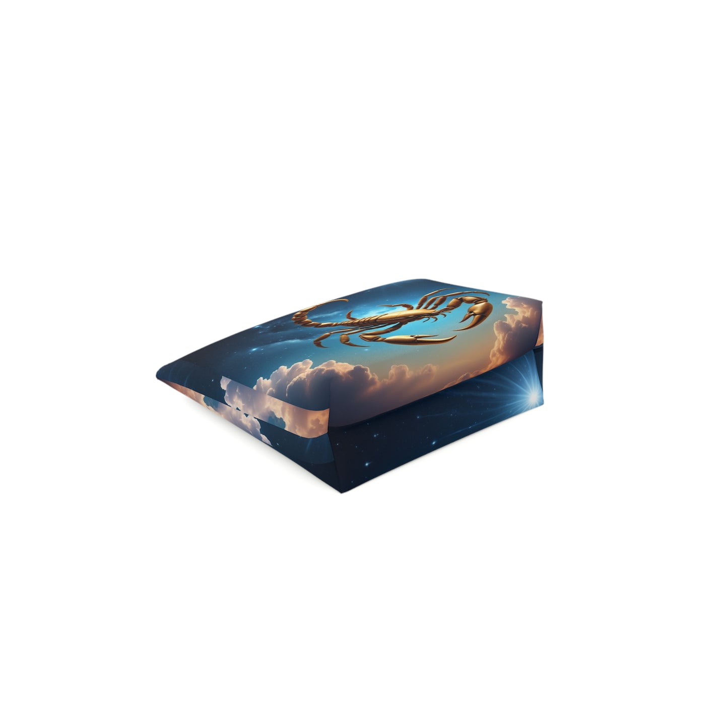 Golden Scorpio Cotton Cosmetic Bag