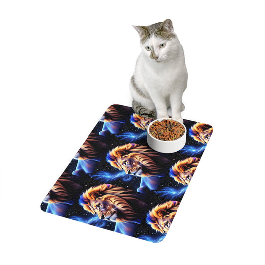 Leo Fur Baby Pet Food Mat (12x18)