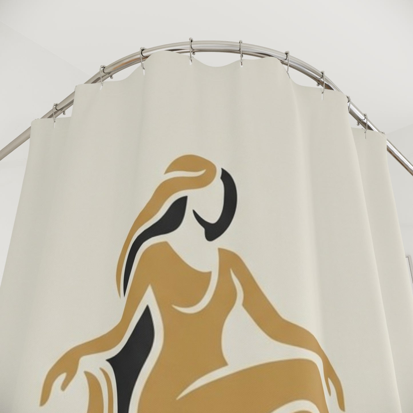Virgo Zodiac Shower Curtain – Elegant Astrology Bathroom Decor