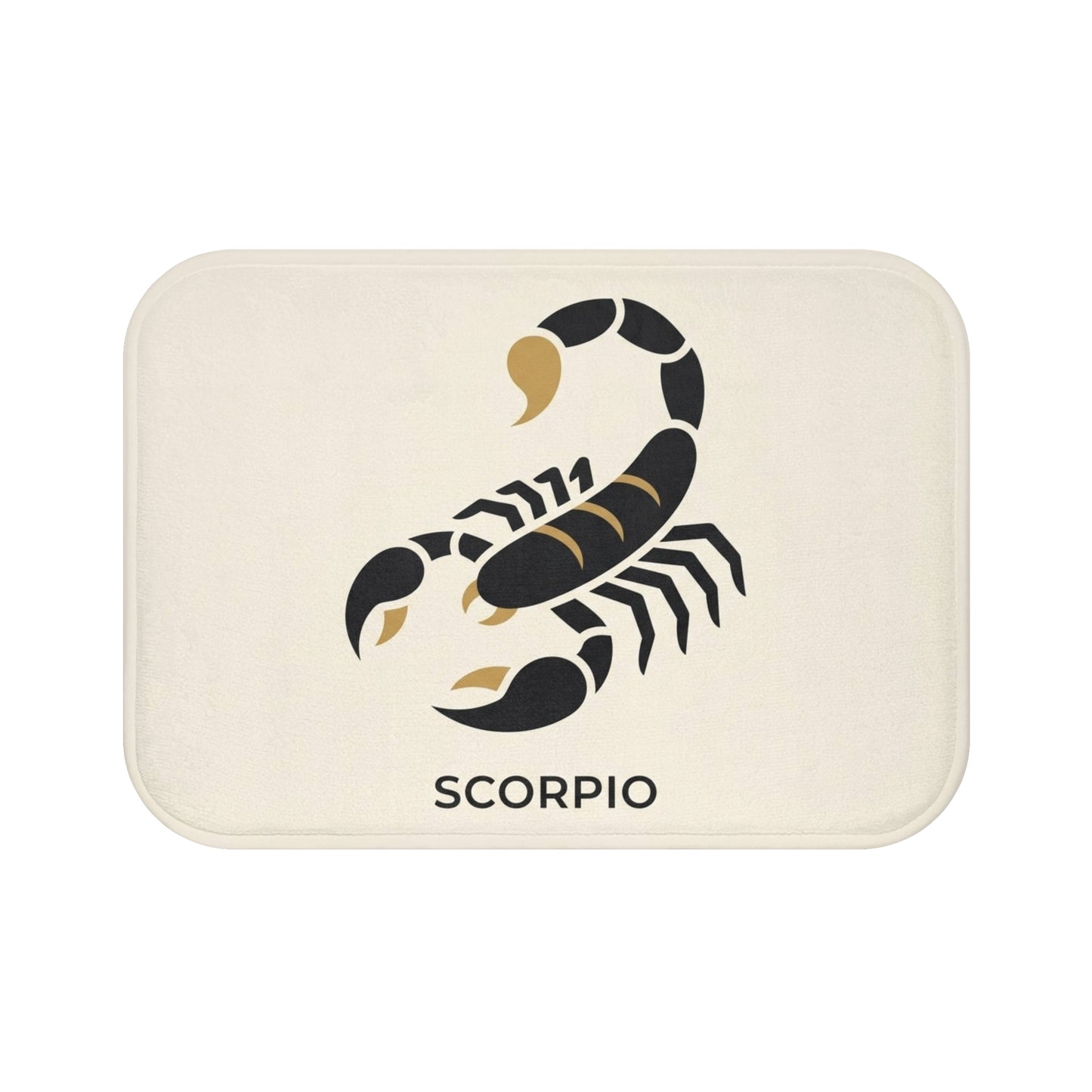 Scorpio Zodiac Bath Mat — Astrological Scorpion Bathroom Rug