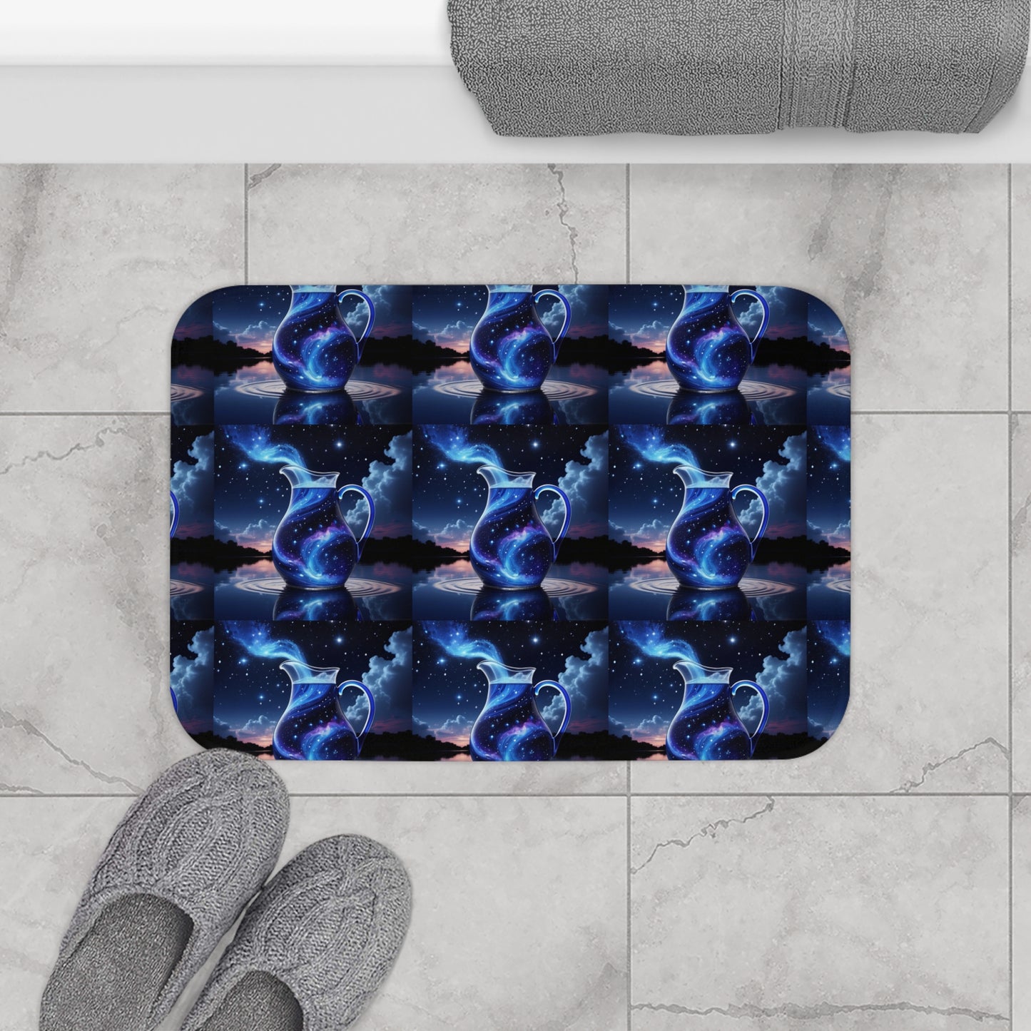 Aquarius at Dawn Bath Mat