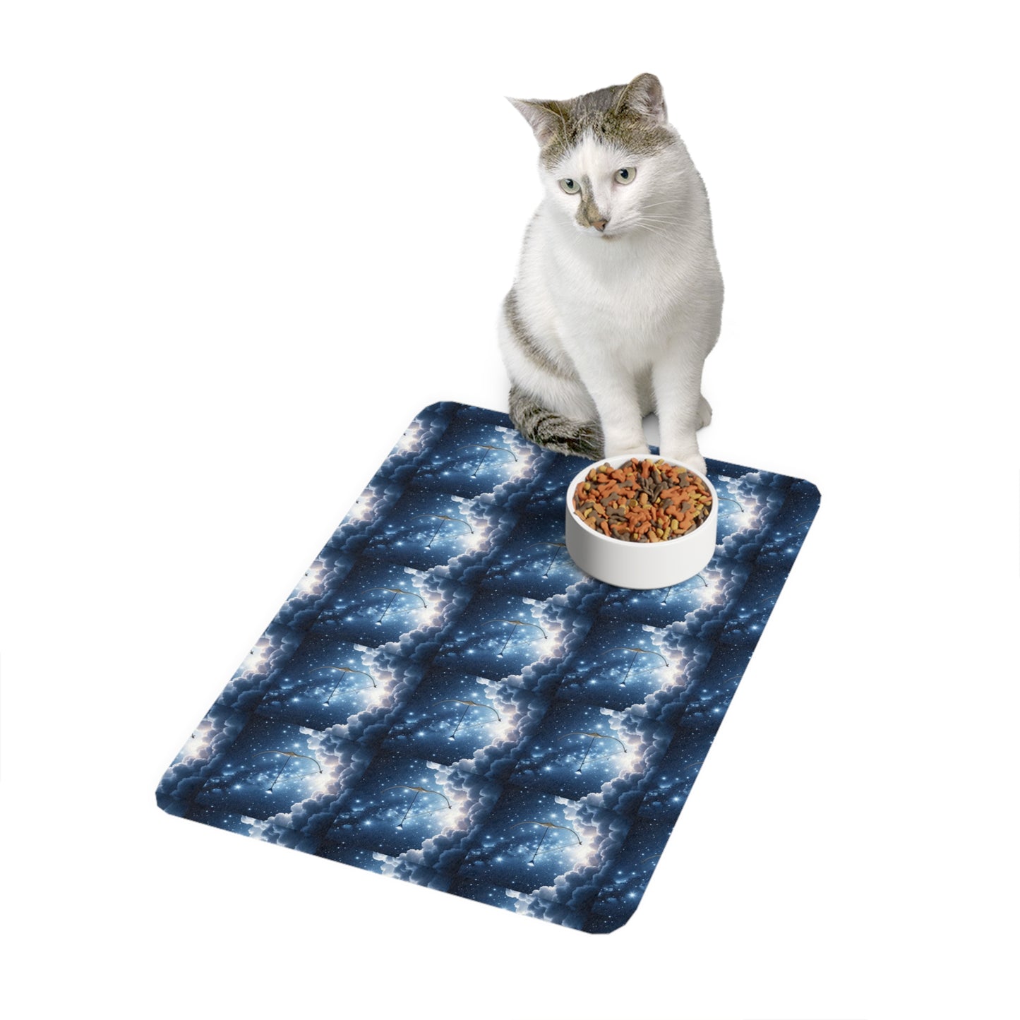 Sagittarius Fur Baby Pet Food Mat (12x18)