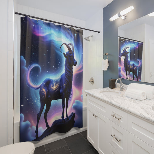 Capricorn Seagoat Shower Curtain