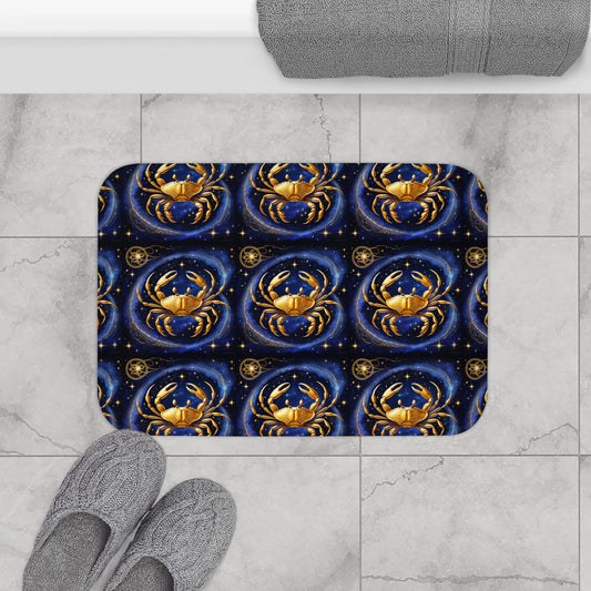 Golden Cancer Bath Mat