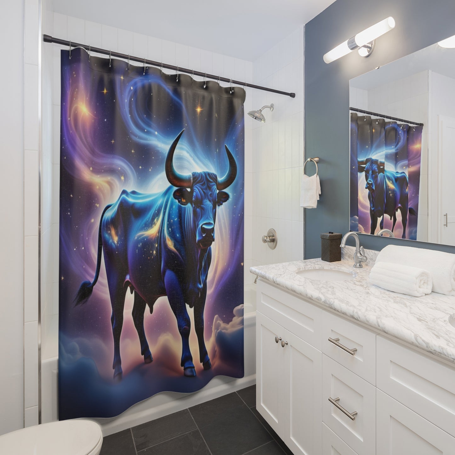 Taurus Bull Shower Curtain