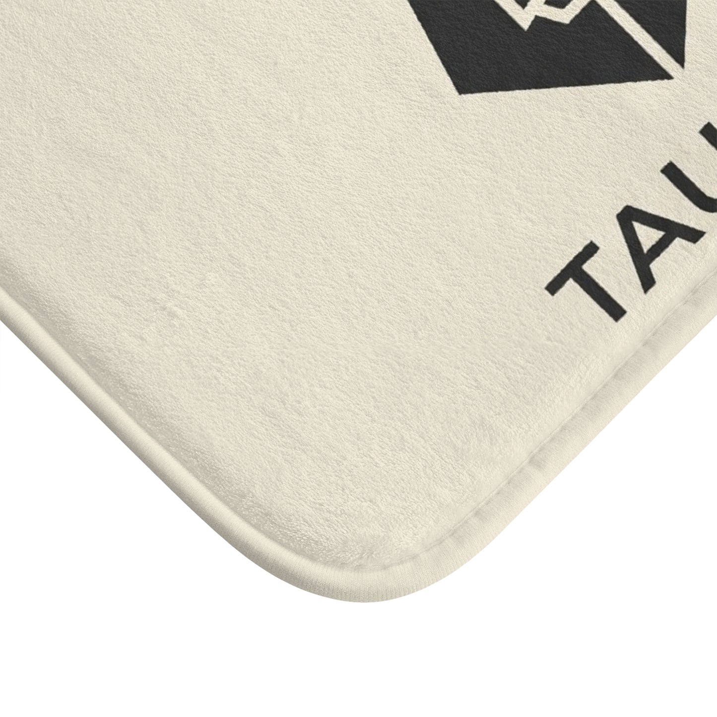 Taurus Zodiac Bath Mat — Geometric Bull Horoscope Bathroom Rug