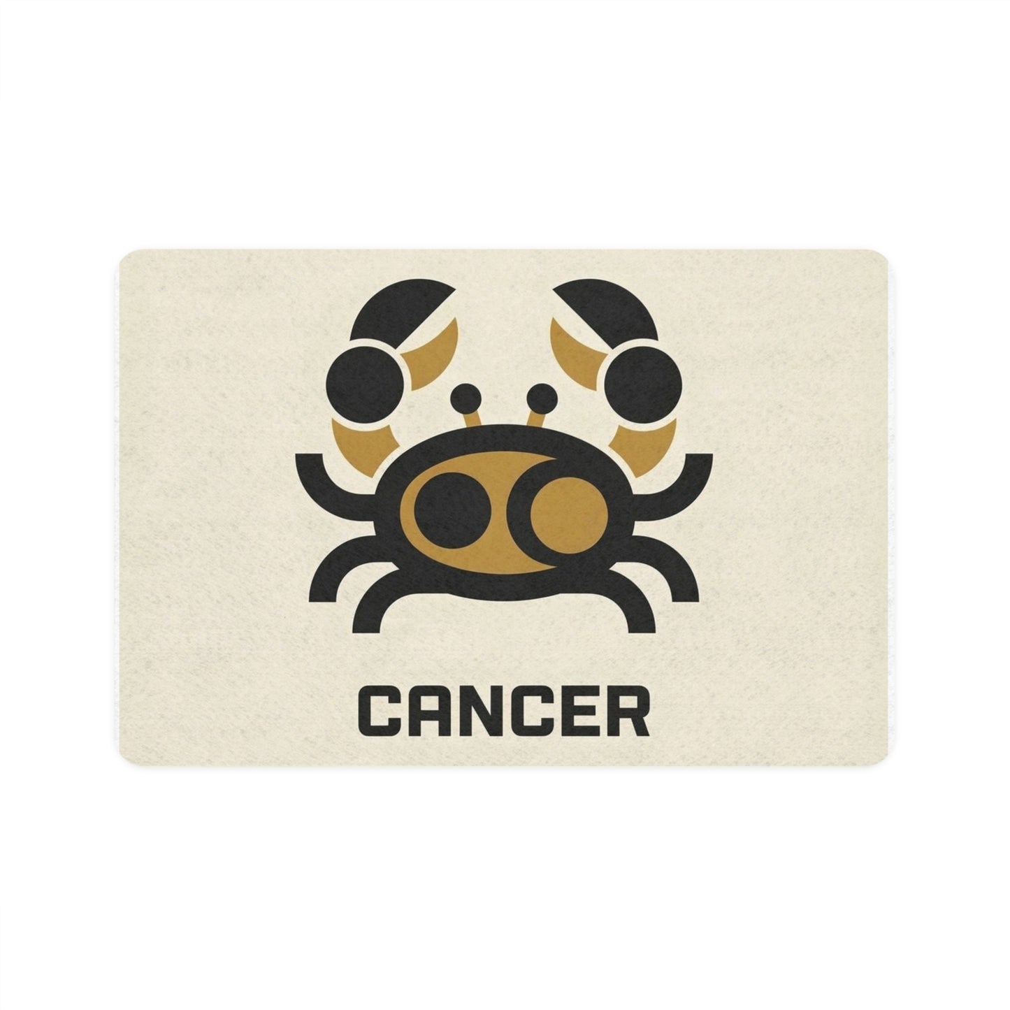 Cancer Zodiac Pet Food Mat (12x18) – Astrological Crab Design
