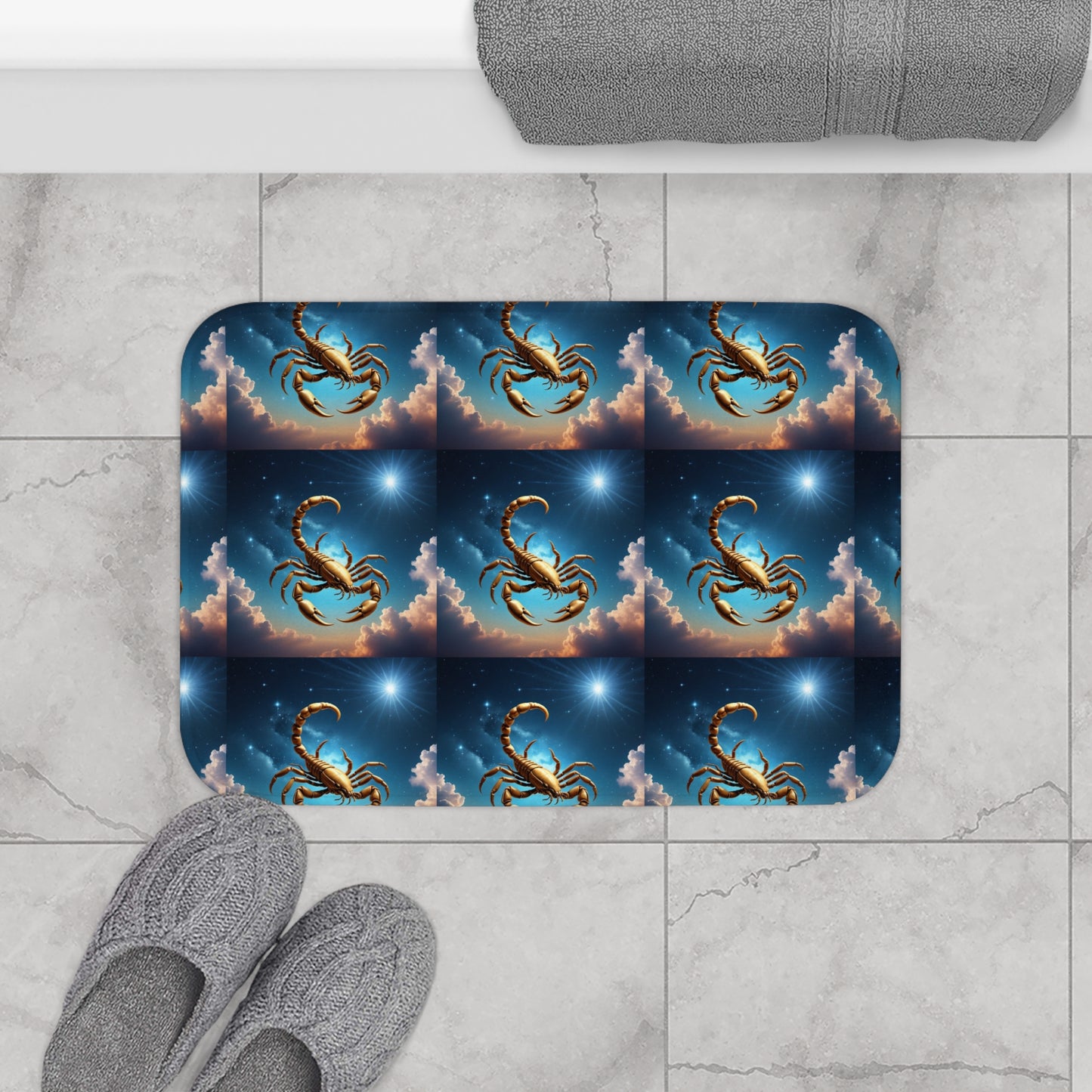 Golden Scorpio Bath Mat