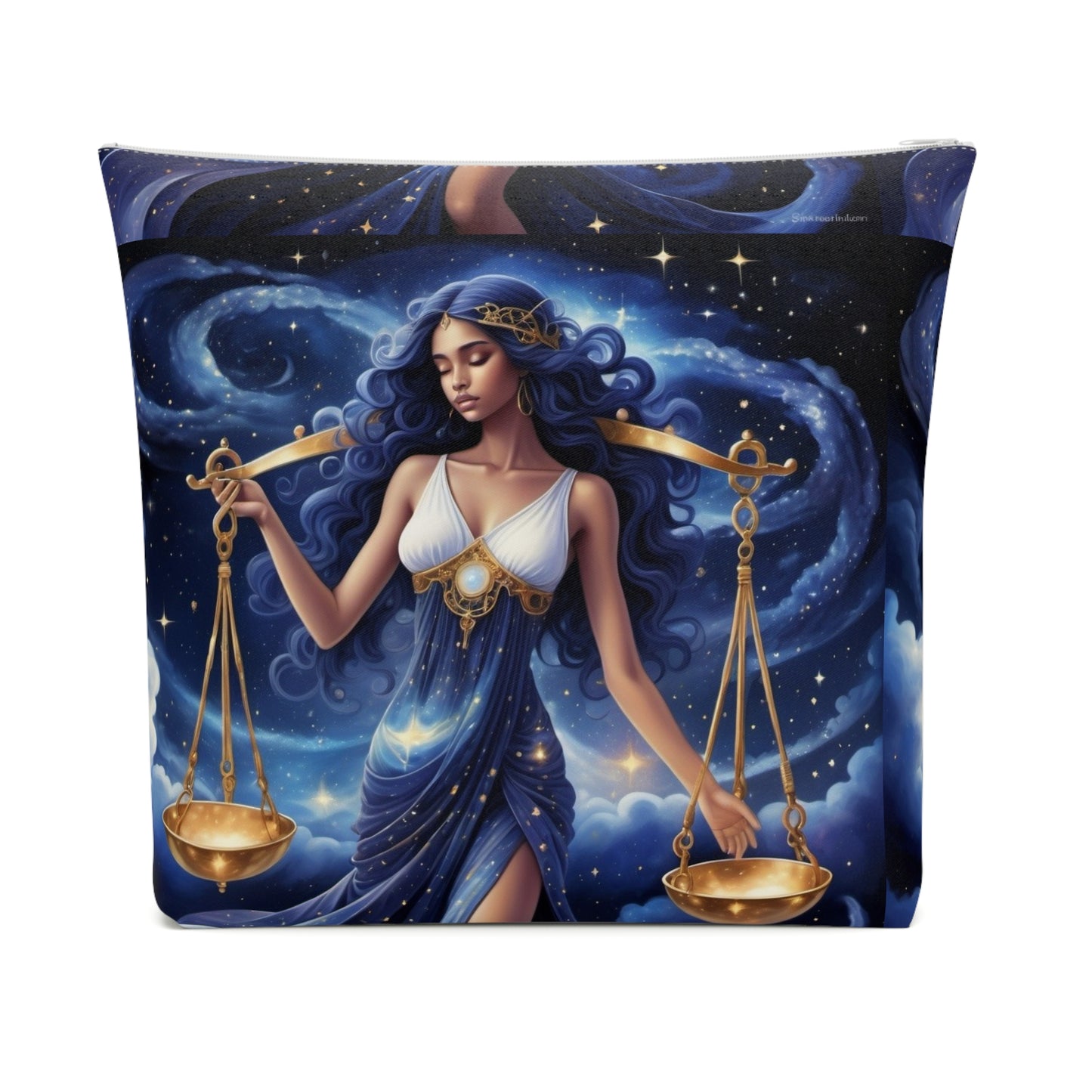 Libra Midnight Dress Cotton Cosmetic Bag