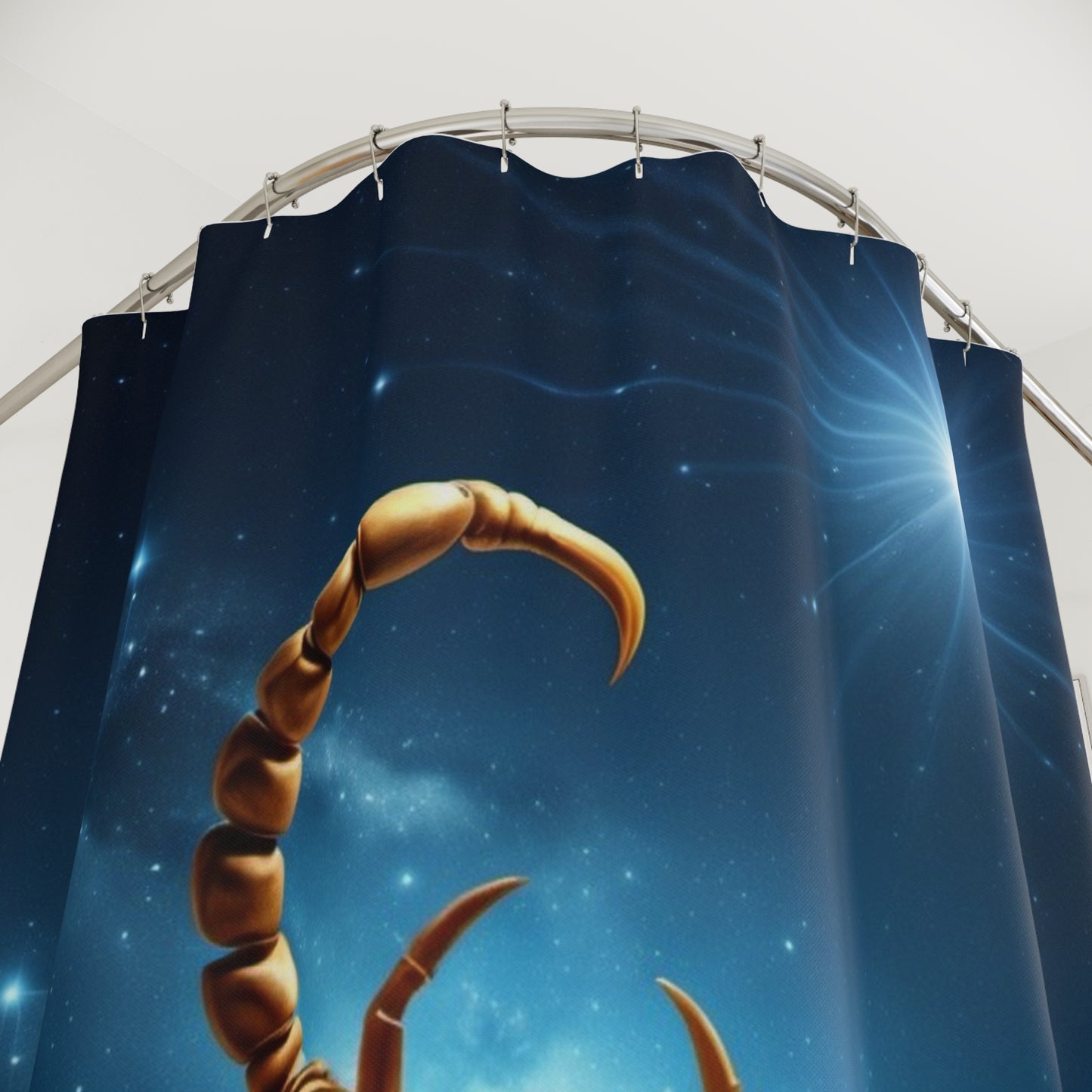 Golden Scorpion Shower Curtain