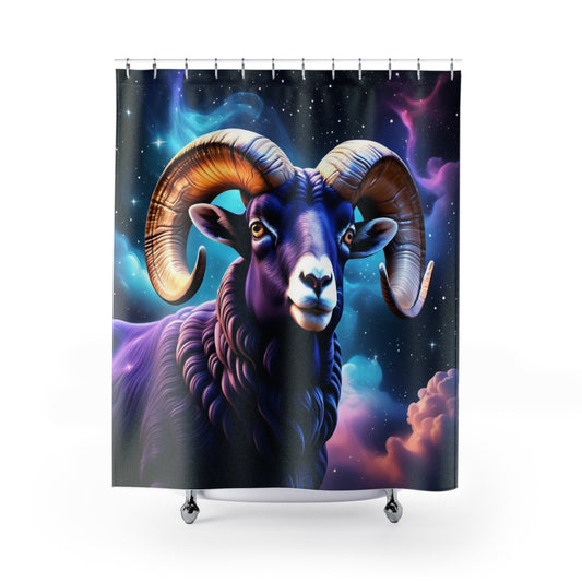 Aries Ram Shower Curtain