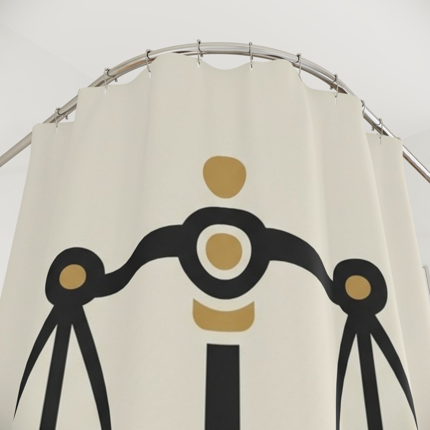 Libra Zodiac Shower Curtain — Astrology Bathroom Decor