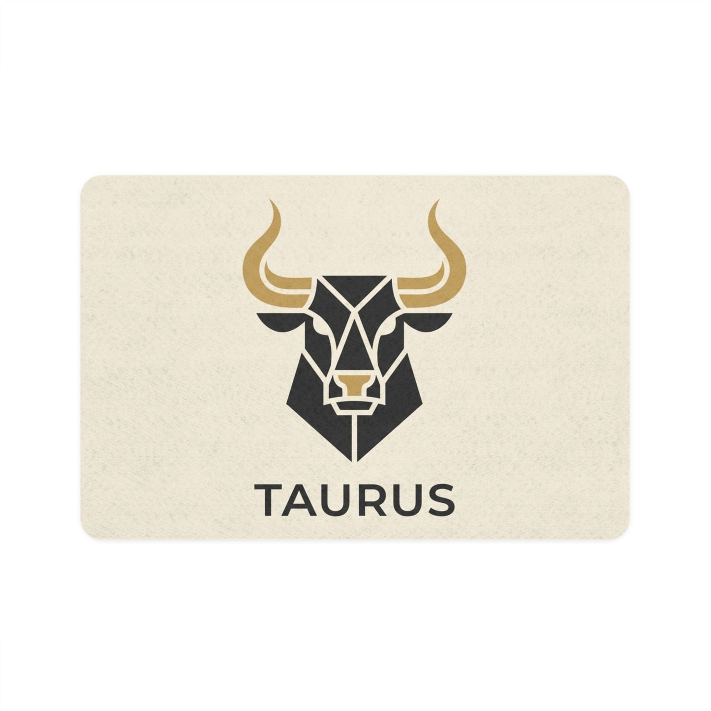 Taurus Pet Food Mat (12x18) — Zodiac Bull Feeding Placemat