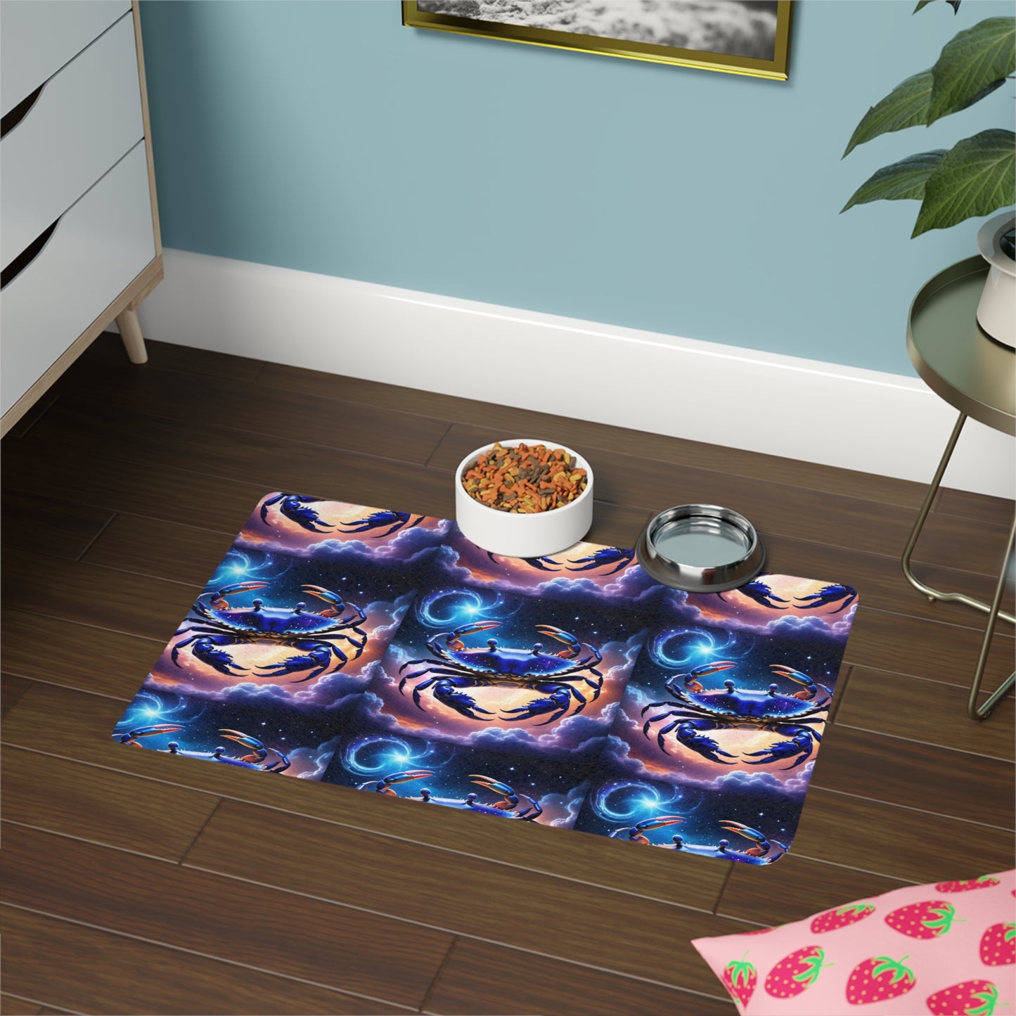 Cancer Fur Baby Pet Food Mat (12x18)