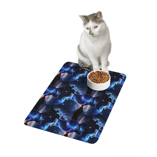 Dawning Aquarius Fur Baby Pet Food Mat (12x18)