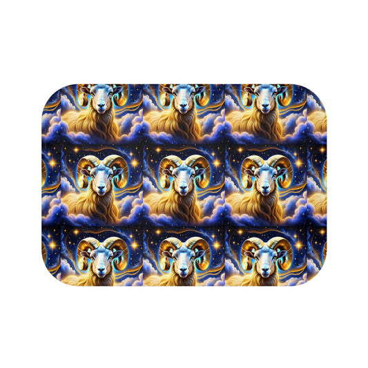 Golden Aries Bath Mat