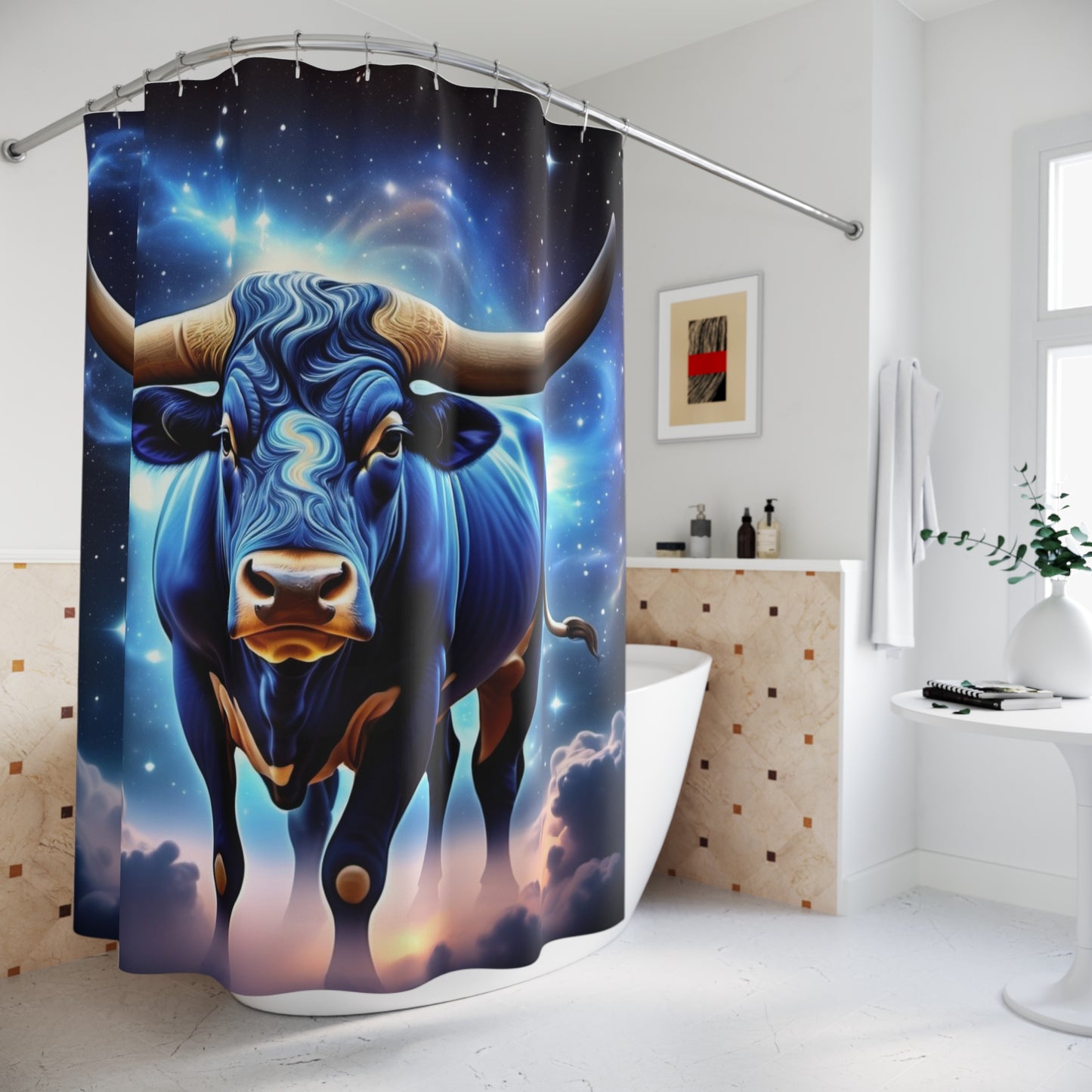 Taurus Bull Shower Curtain