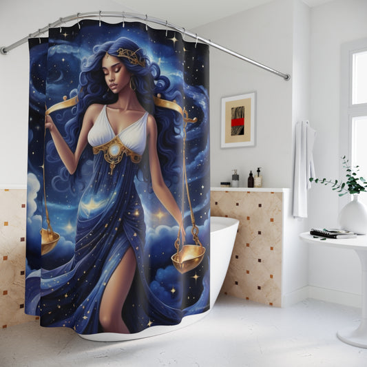 Libra Midnight Dress Shower Curtain