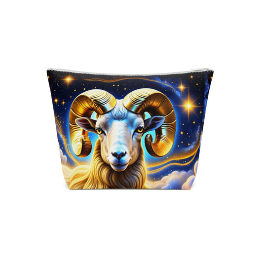 Golden Aries Cotton Cosmetic Bag