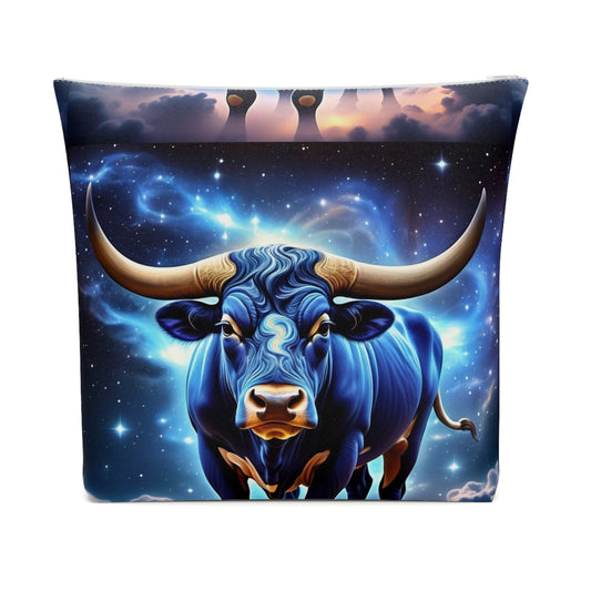 Taurus Portrait Cotton Cosmetic Bag