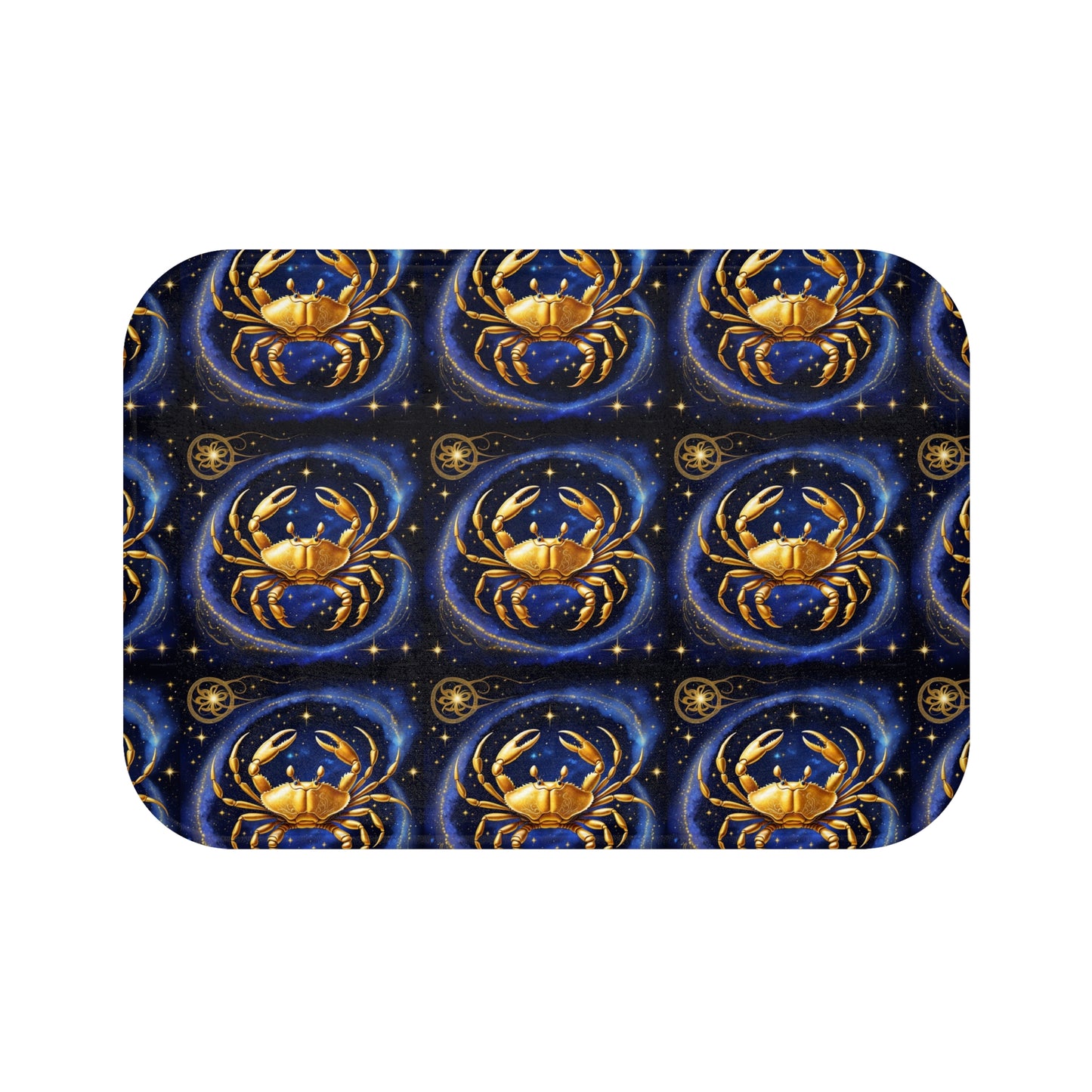 Golden Cancer Bath Mat