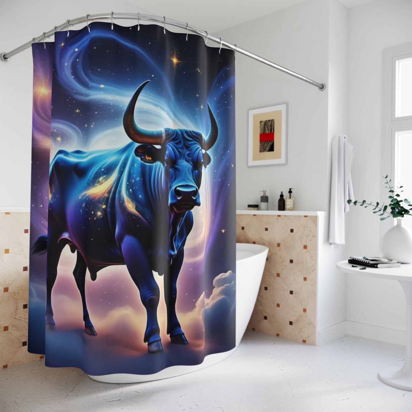 Taurus Bull Shower Curtain