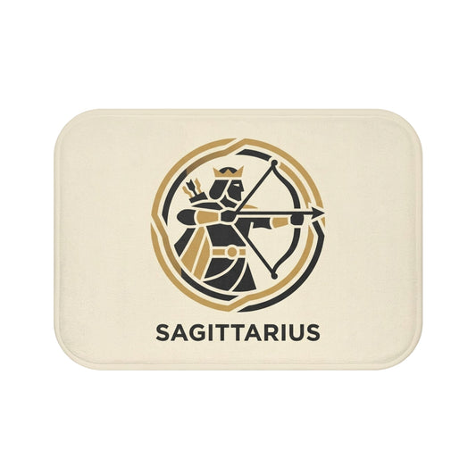 Sagittarius Bath Mat — Zodiac Archer Astrology Bathroom Rug