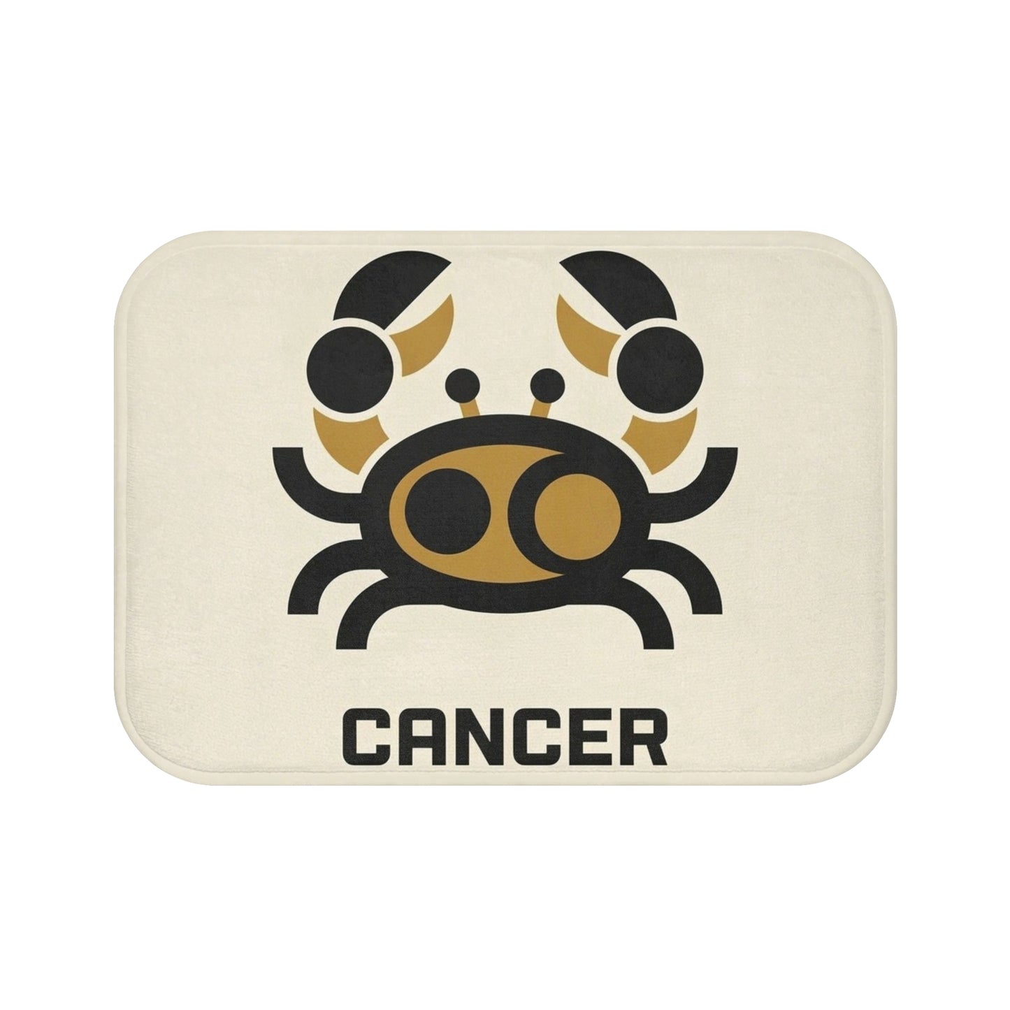Cancer Zodiac Bath Mat — Crab Astrology Bath Rug, Horoscope Gift