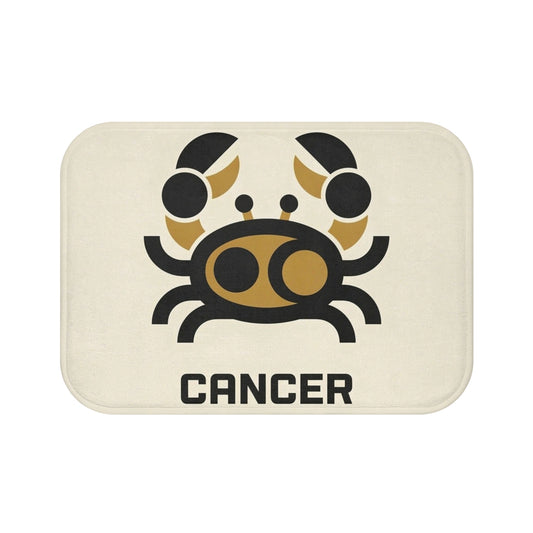 Cancer Zodiac Bath Mat — Crab Astrology Bath Rug, Horoscope Gift