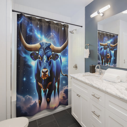 Taurus Bull Shower Curtain