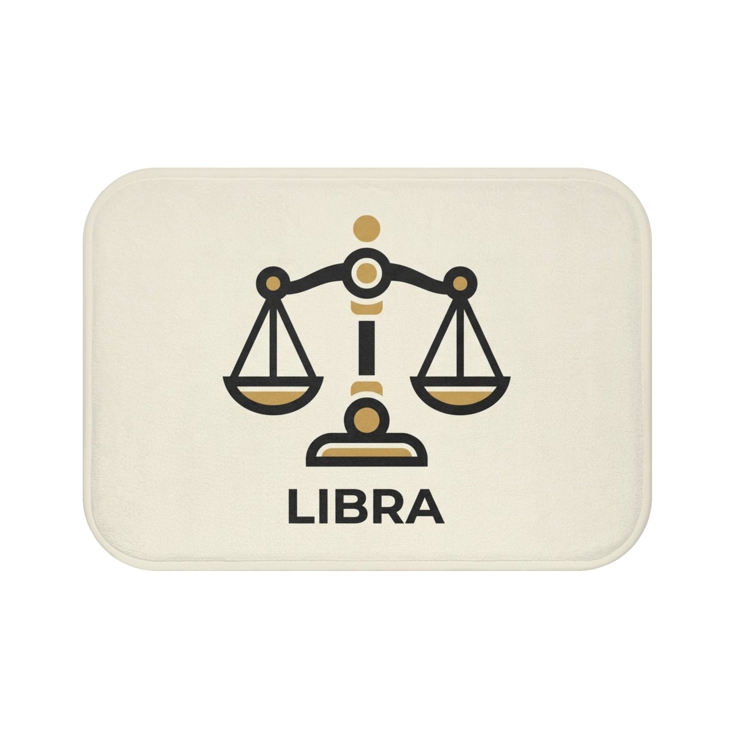 Libra Zodiac Bath Mat – Scales Astrology Bathroom Rug, Horoscope Gift for September/October