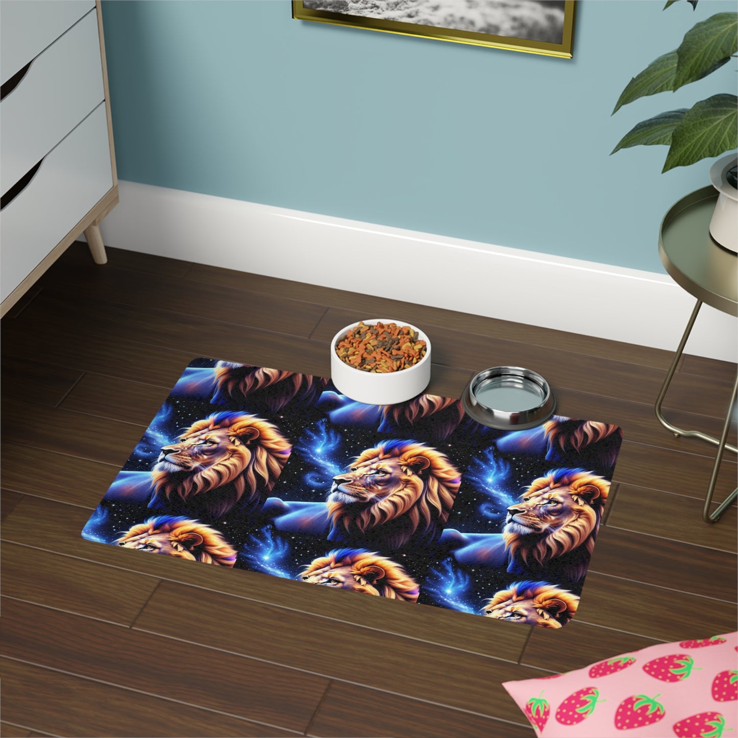 Leo Fur Baby Pet Food Mat (12x18)